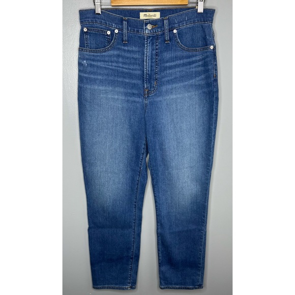 MADEWELL NWT The Perfect Vintage Crop Denim Jeans - Picture 2 of 8